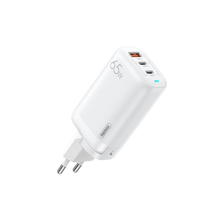 

Сетевое зарядное устройство Remax RP-U55 отсутствует 1x USB Type A; 2xUSB Type-C 3 А белый, RP-U55