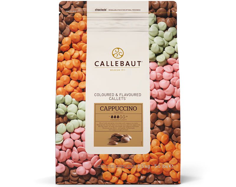 фото Молочный шоколад callebaut со вкусом капучино, 2,5 кг