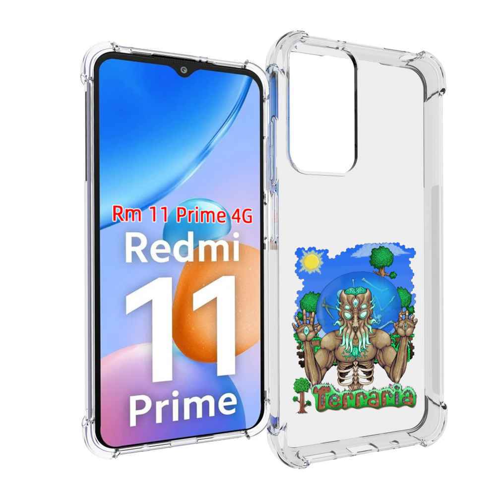 

Чехол MyPads Террария для Xiaomi Redmi 11 Prime 4G, Прозрачный, Tocco