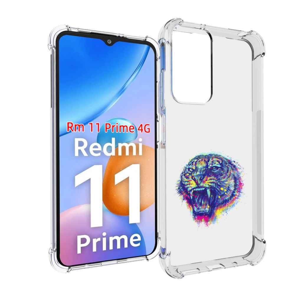 

Чехол MyPads Тигр 2 для Xiaomi Redmi 11 Prime 4G, Прозрачный, Tocco