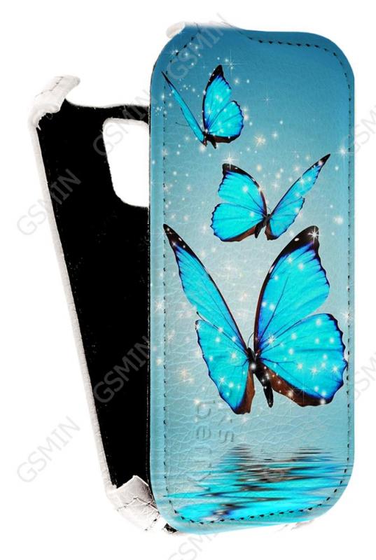 

Кожаный чехол для Micromax Bolt D200 Aksberry Protective Flip Case (Белый) (Дизайн 4/4)