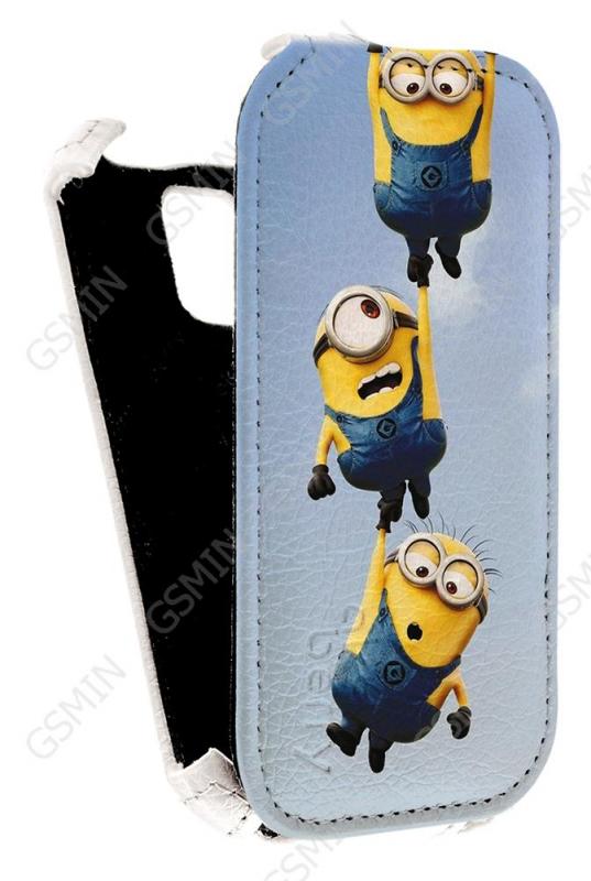 

Кожаный чехол для Micromax Bolt D200 Aksberry Protective Flip Case (Белый) (Дизайн 1/1)