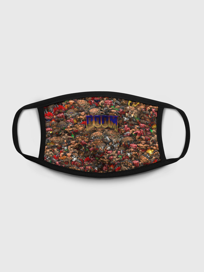 

Многоразовая маска унисекс Burnettie Doom. Все Монстры Pixel Art, Разноцветный, Doom. Все Монстры Pixel Art