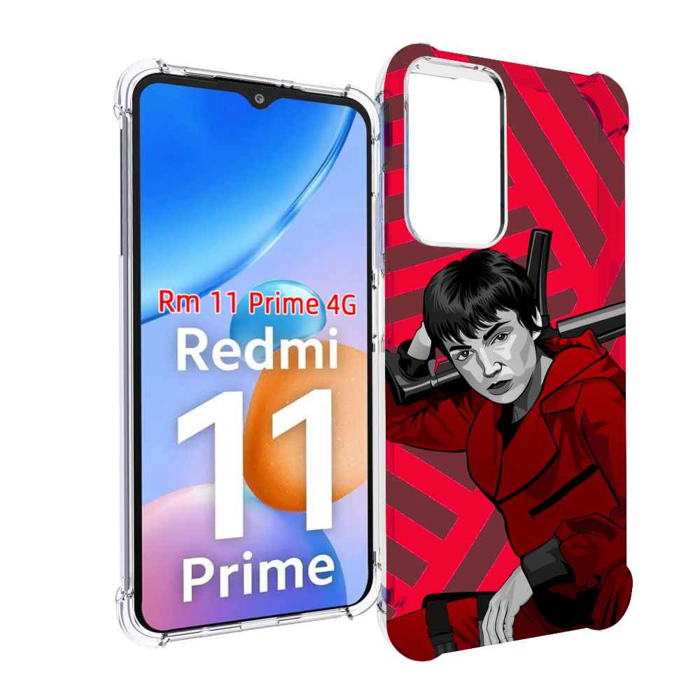 

Чехол MyPads Токио-бумажный-дом для Xiaomi Redmi 11 Prime 4G, Прозрачный, Tocco