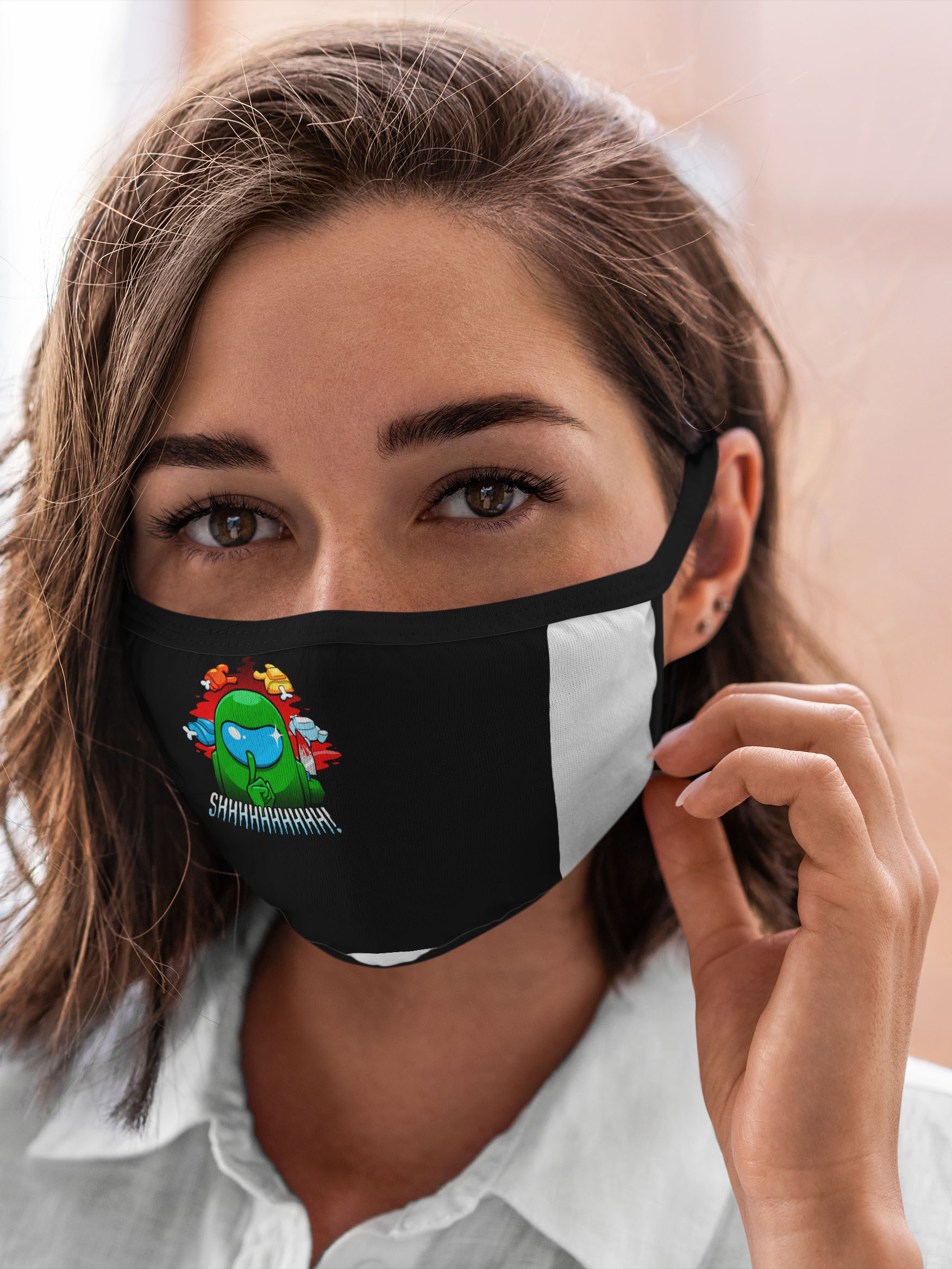 

Многоразовая маска унисекс Burnettie Among Us, Разноцветный, Among Us