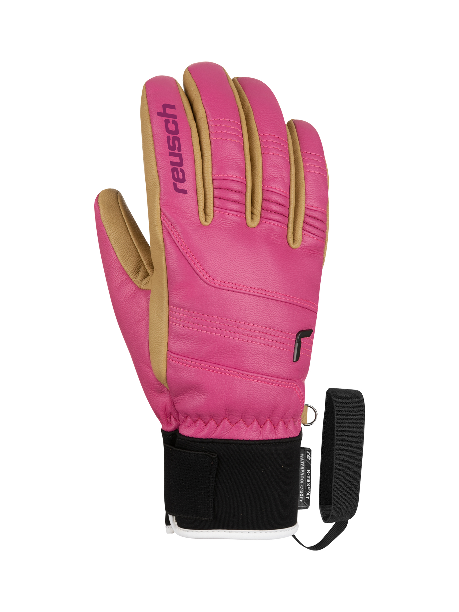 

Перчатки Reusch Highland R-Tex Xt Pink/Camel (Inch (Дюйм):8,5), Бежевый;розовый, Highland R-Tex Xt