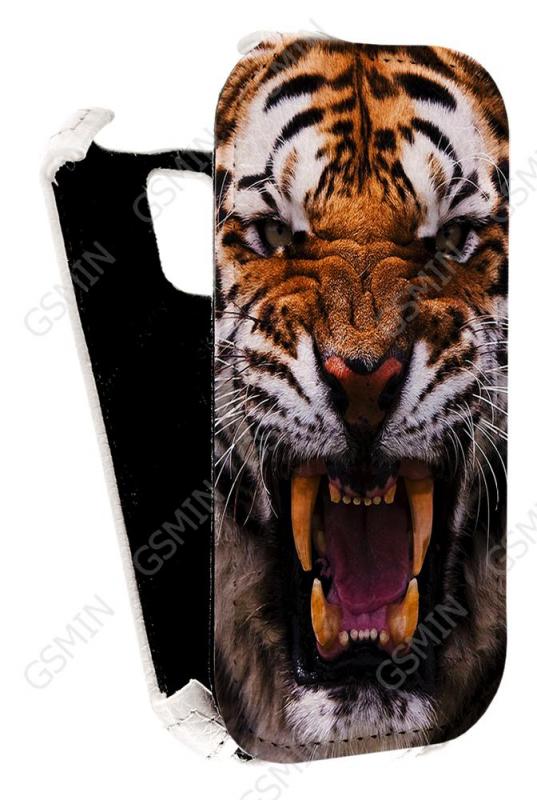 

Кожаный чехол для Micromax Bolt D200 Aksberry Protective Flip Case (Белый) (Дизайн 142)