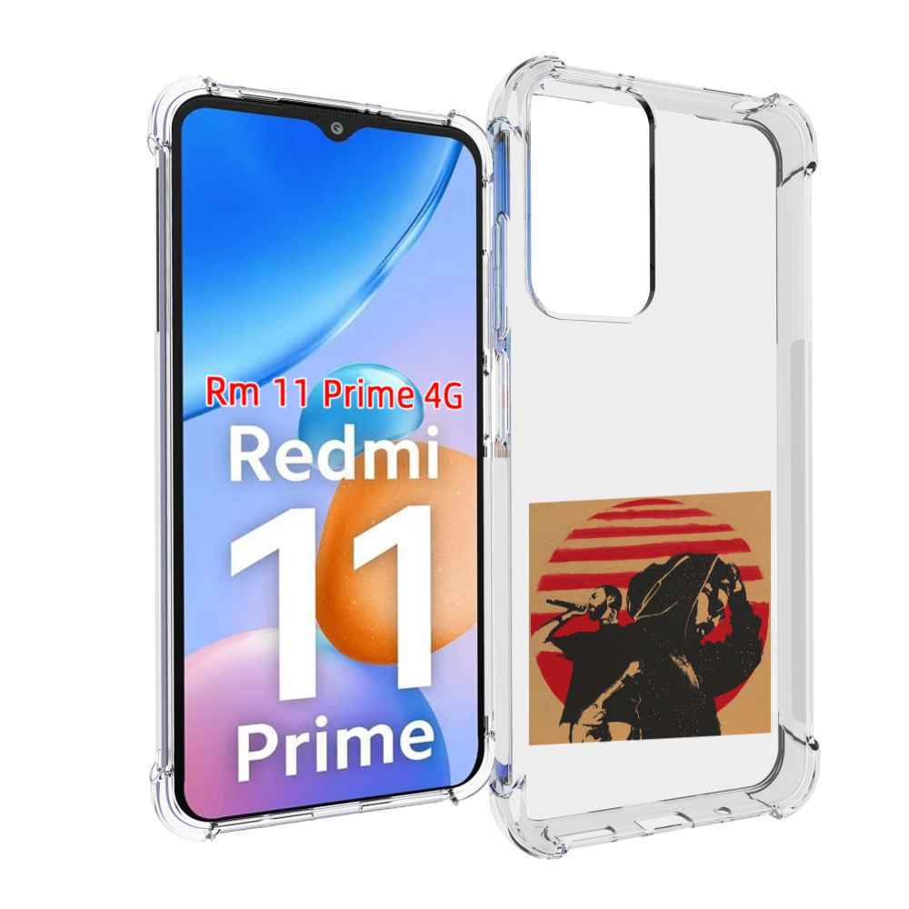 

Чехол MyPads Утопия Мияги и Энди панда для Xiaomi Redmi 11 Prime 4G, Прозрачный, Tocco