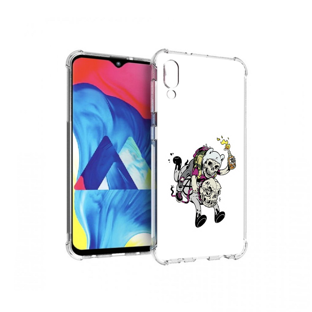 

Чехол MyPads Tocco для Samsung Galaxy M10 время приключений скелеты (PT128878.532.277), Прозрачный, Tocco