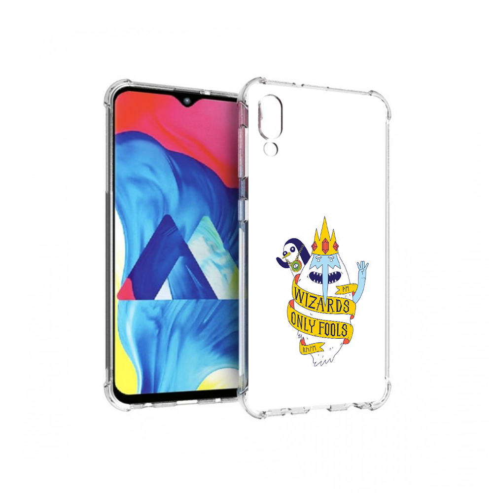 

Чехол MyPads Tocco для Samsung Galaxy M10 время приключений снежный король, Прозрачный, Tocco