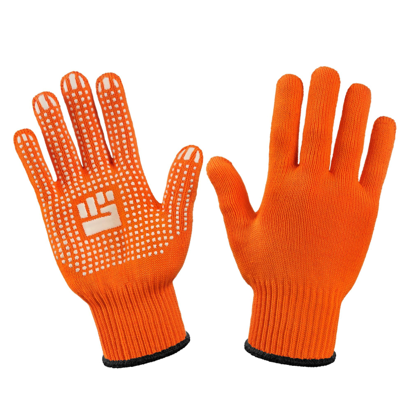 перчатки двухслойные 10 класс плотные оранжевые инд уп 1289604 х б Перчатки двухслойные 10 класс плотные оранжевые инд/уп