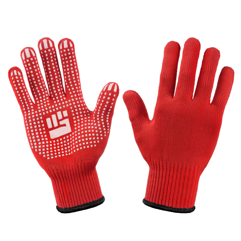 Перчатки двухслойные 10 класс плотные красные инд/уп перчатки красные