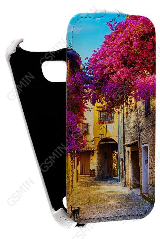 

Кожаный чехол для Micromax Q324 Bolt Aksberry Protective Flip Case (Белый) (Дизайн 83)