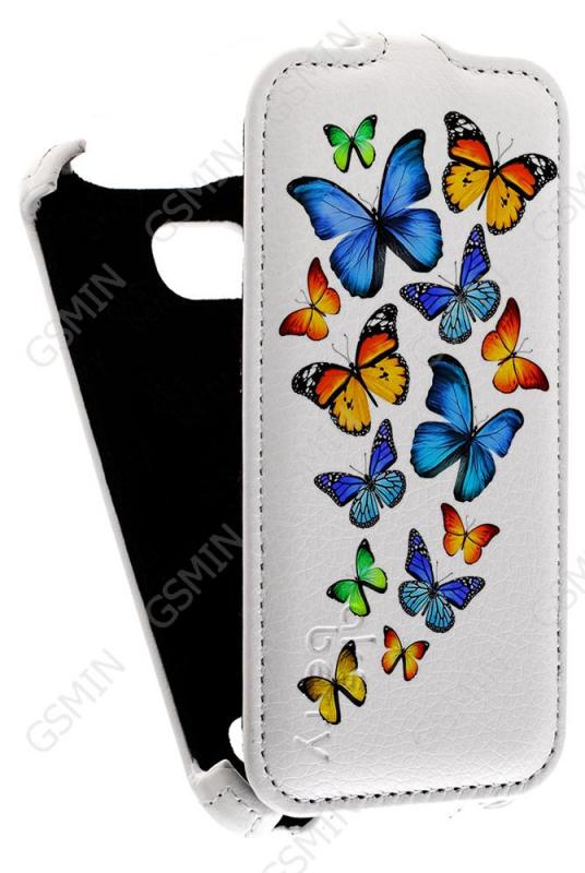 

Кожаный чехол для Micromax Q324 Bolt Aksberry Protective Flip Case (Белый) (Дизайн 3/3)