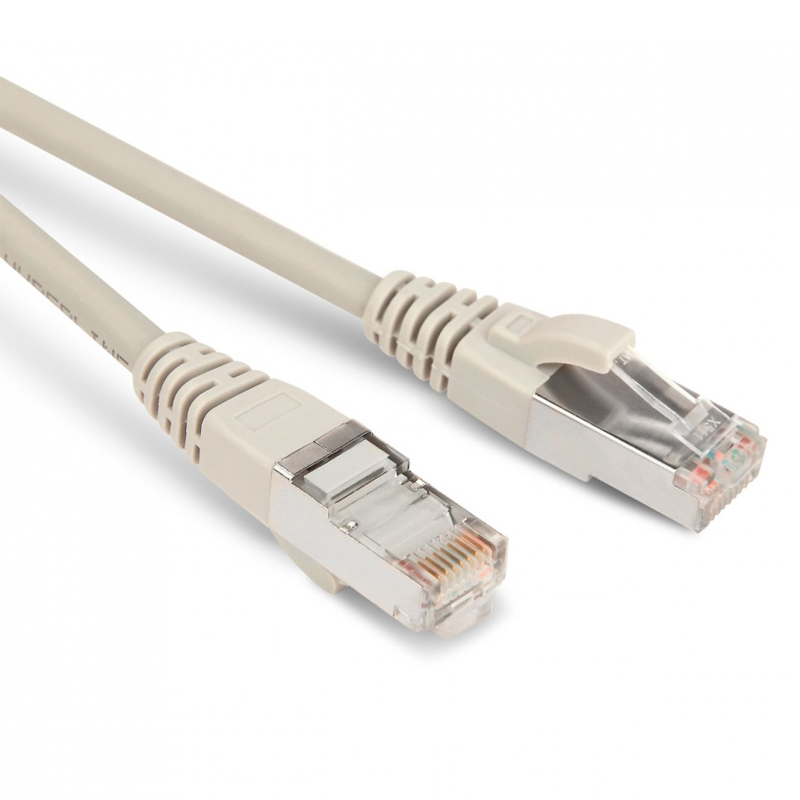 

Патч-корд Hyperline RJ45-RJ45 вилка-вилка 15м (1695671) серый