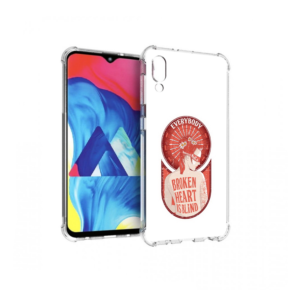 

Чехол MyPads Tocco для Samsung Galaxy M10 девушка разбитое сердце (PT128878.532.310), Прозрачный, Tocco