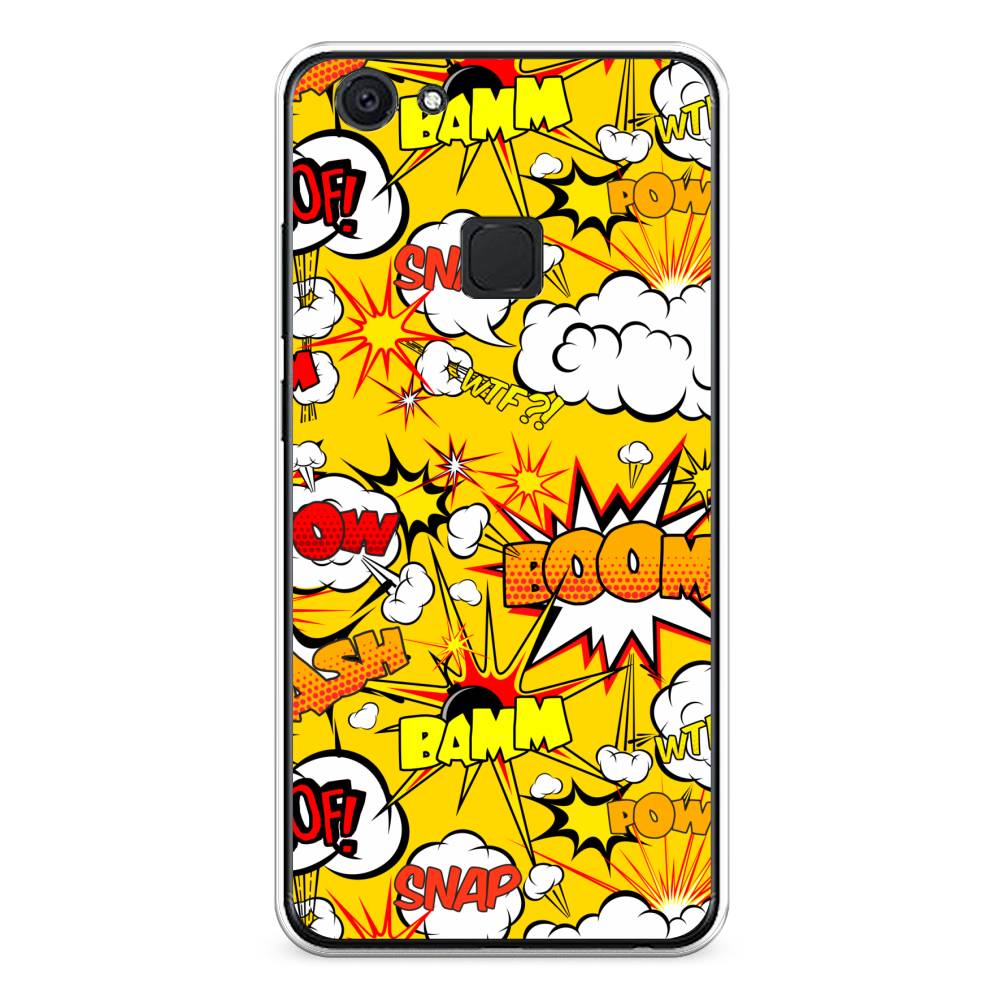 

Чехол для Vivo V7 "Поп Арт эффекты", Желтый;белый;оранжевый, 260450-6