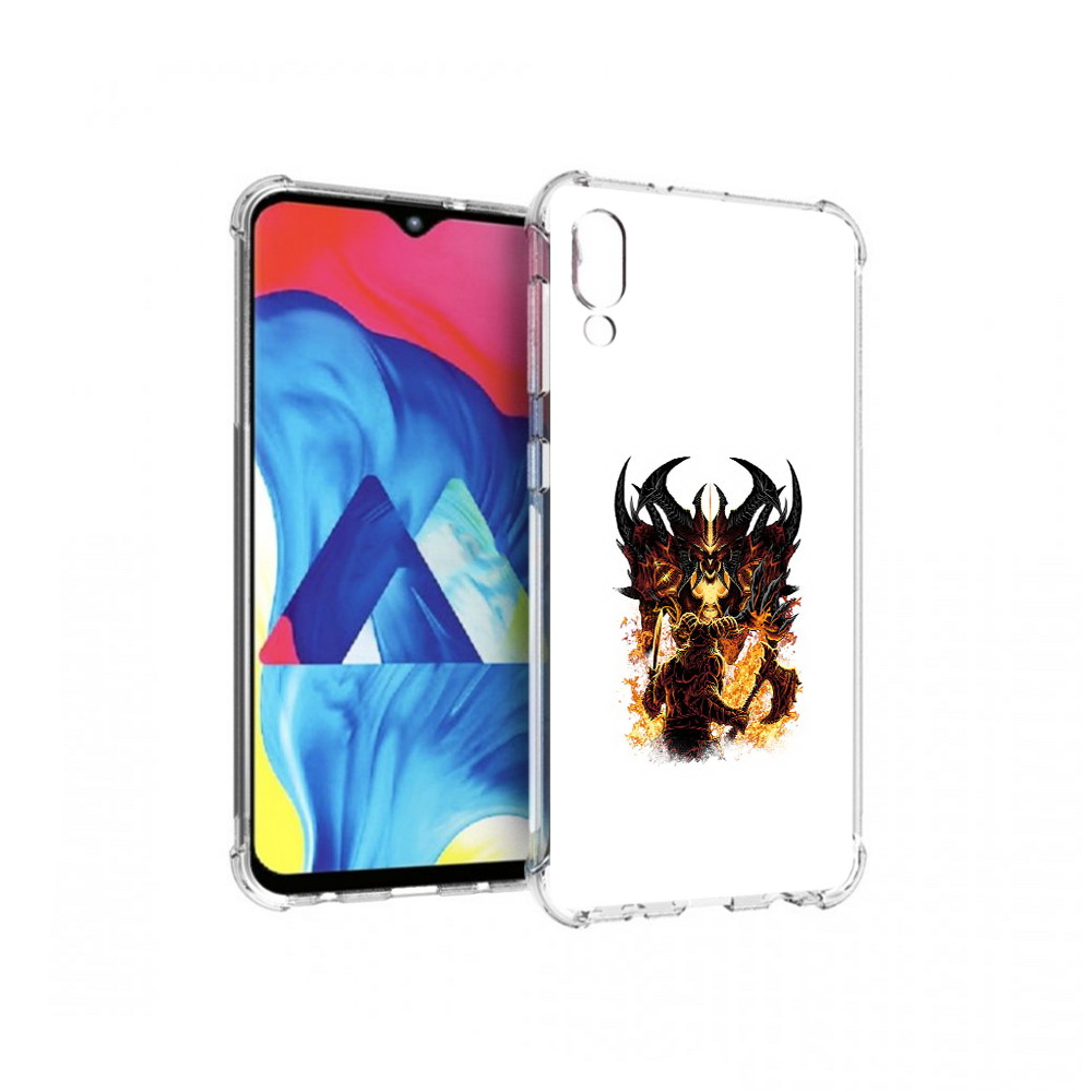 

Чехол MyPads Tocco для Samsung Galaxy M10 демон shadow fiend (PT128878.532.318), Прозрачный, Tocco