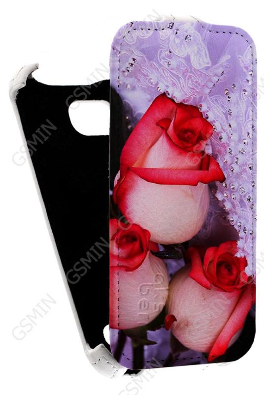 

Кожаный чехол для Micromax Q324 Bolt Aksberry Protective Flip Case (Белый) (Дизайн 104)