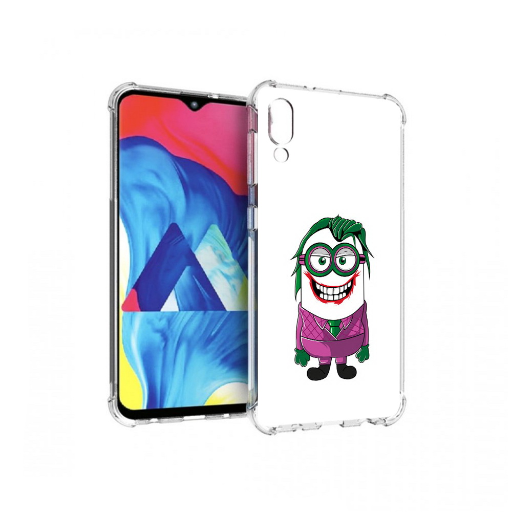 

Чехол MyPads Tocco для Samsung Galaxy M10 джокер миньон (PT128878.532.322), Прозрачный, Tocco