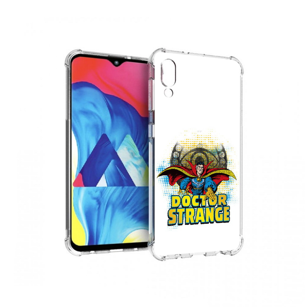 

Чехол MyPads Tocco для Samsung Galaxy M10 доктор стренж рисунок (PT128878.532.335), Прозрачный, Tocco