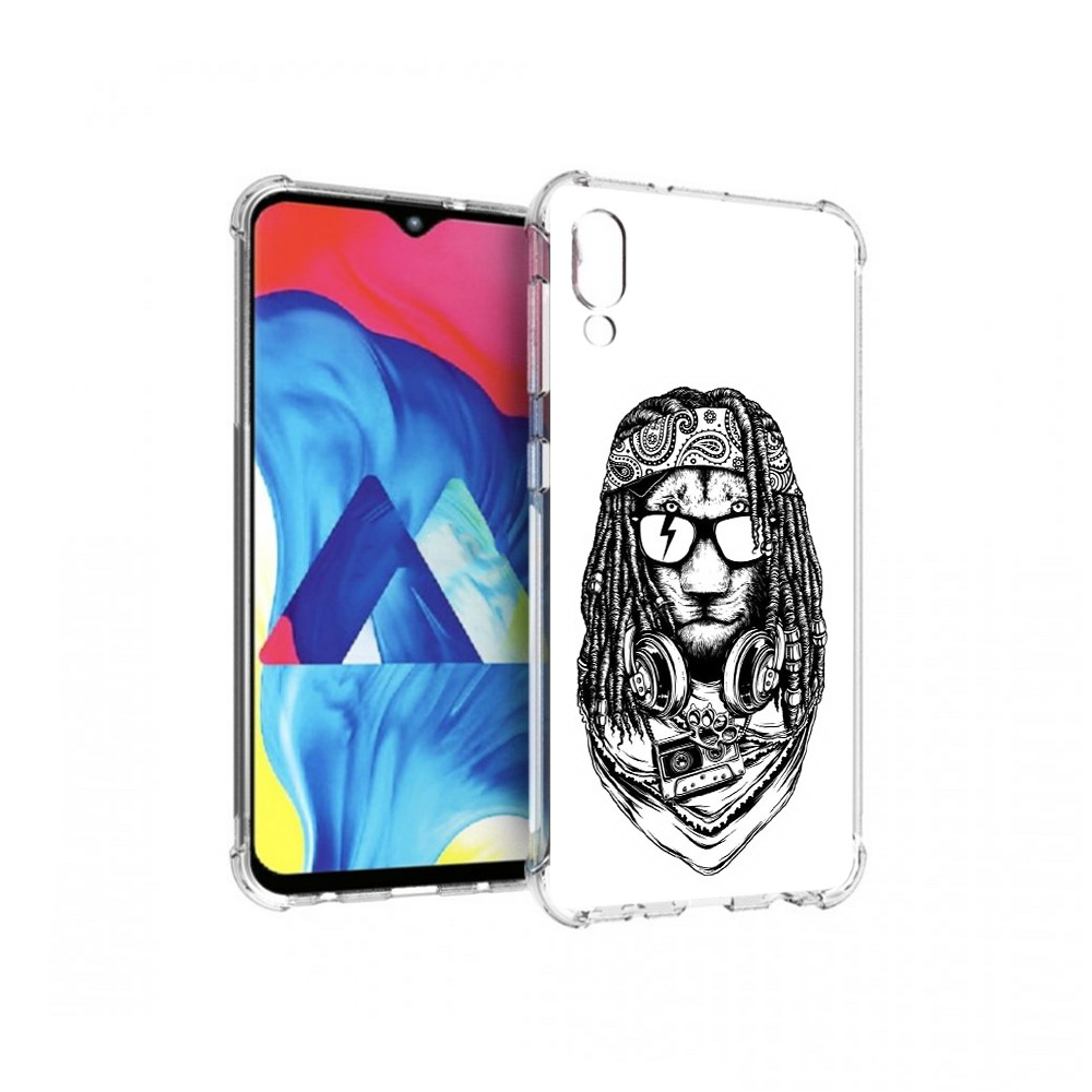 

Чехол MyPads Tocco для Samsung Galaxy M10 дреды льва (PT128878.532.338), Прозрачный, Tocco