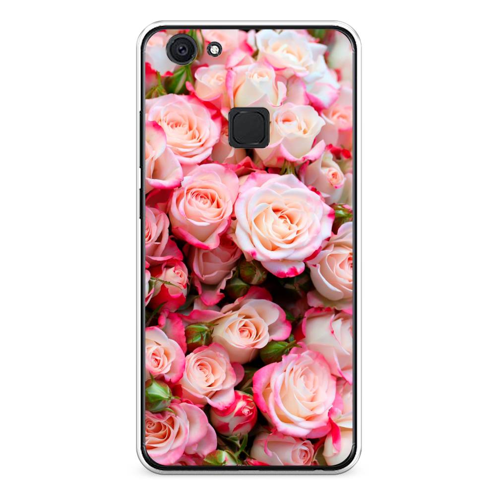 

Чехол для Vivo V7 "Много роз", Розовый, 260450-2