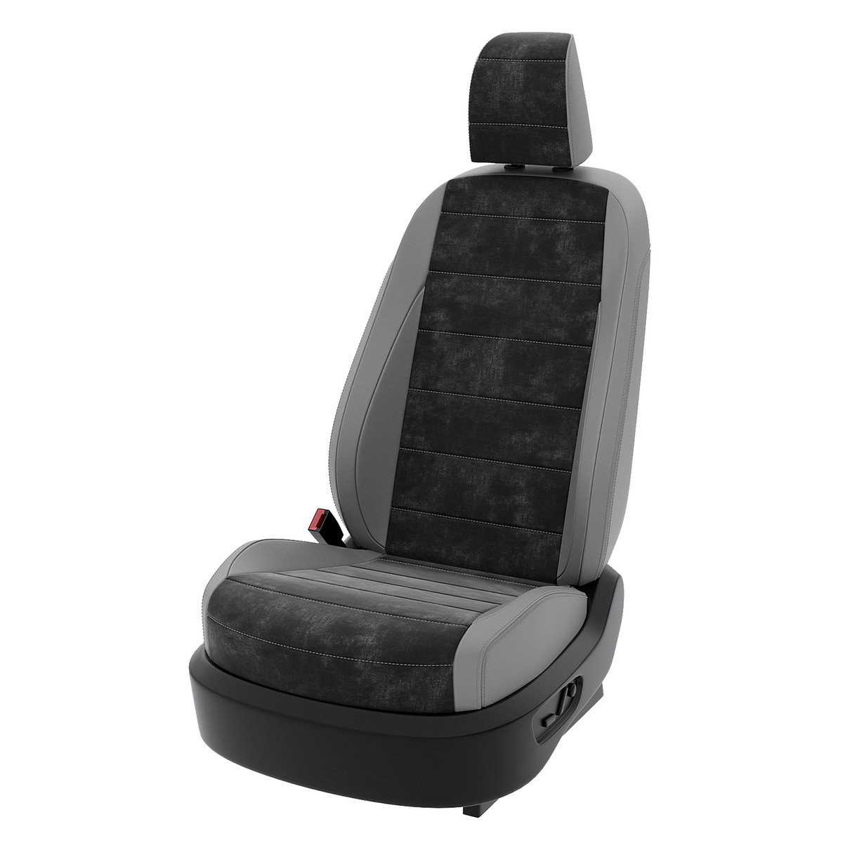 

Чехлы на сиденья Центр Авточехлов для Ford Transit 7 CNTRA1142F-С2-591 Экокожа Серый, CNTRA1142