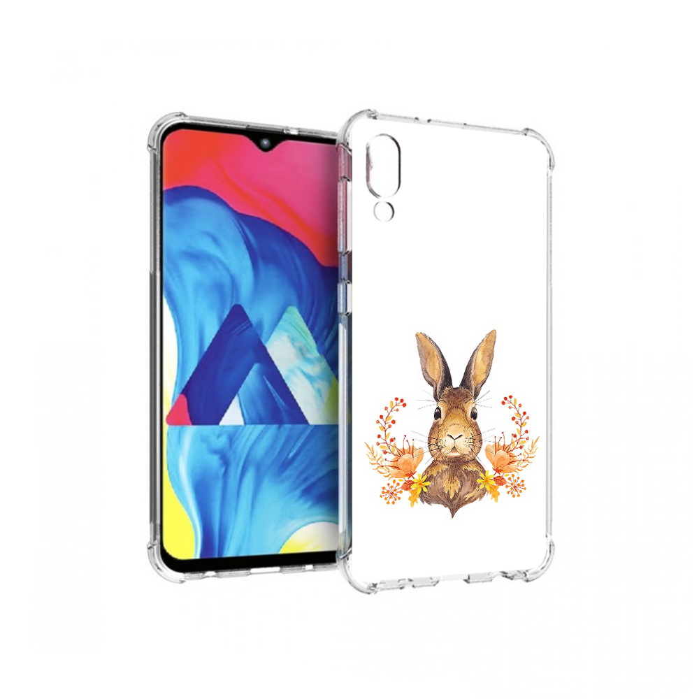 

Чехол MyPads Tocco для Samsung Galaxy M10 зайка в цветах (PT128878.532.349), Прозрачный, Tocco