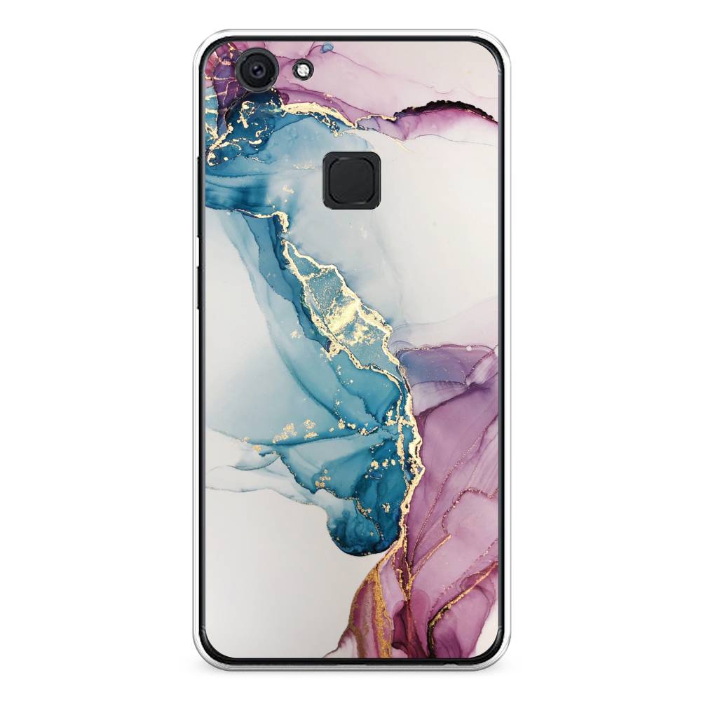

Чехол для Vivo V7 "Розовые разводы рисунок", 260450-3