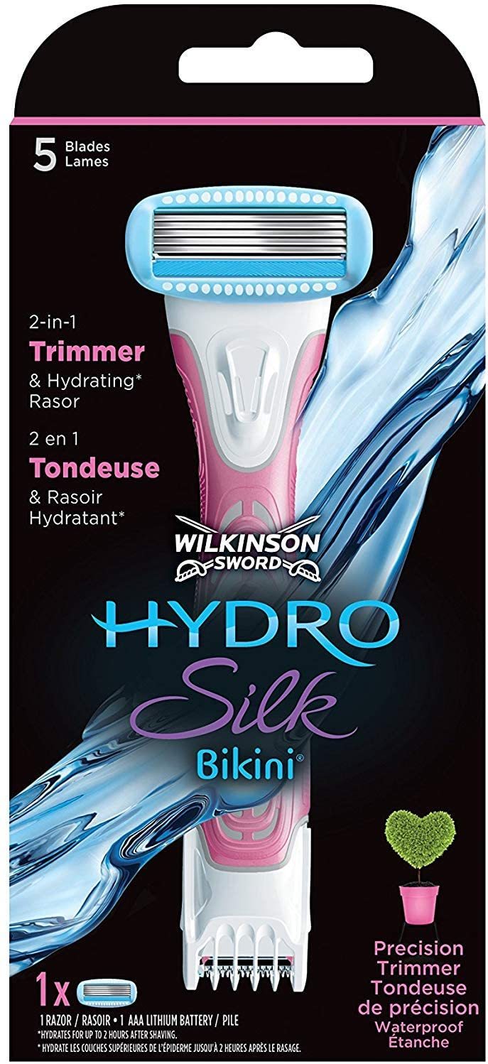 фото Бритвенный женский станок с триммером / wilkinson sword / schick / hydro silk bikini