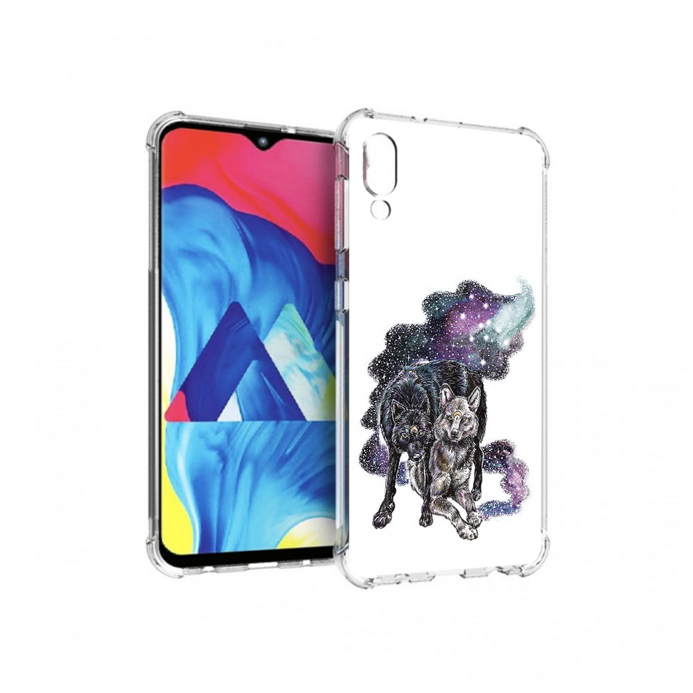 

Чехол MyPads Tocco для Samsung Galaxy M10 звездные волки (PT128878.532.352), Прозрачный, Tocco