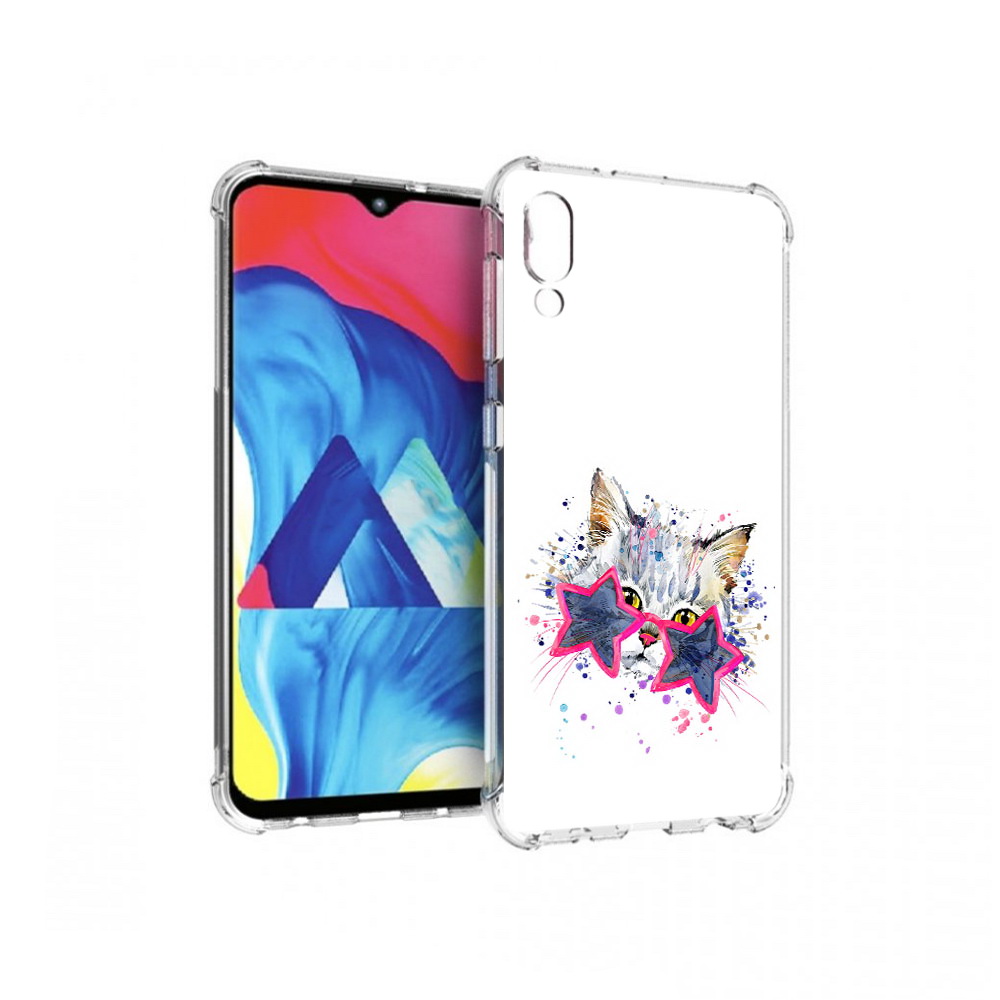 

Чехол MyPads Tocco для Samsung Galaxy M10 звездные очки (PT128878.532.353), Прозрачный, Tocco