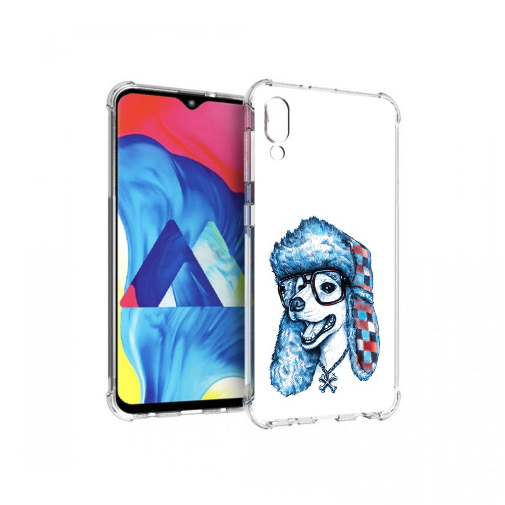 

Чехол MyPads Tocco для Samsung Galaxy M10 зимний пес (PT128878.532.362), Прозрачный, Tocco