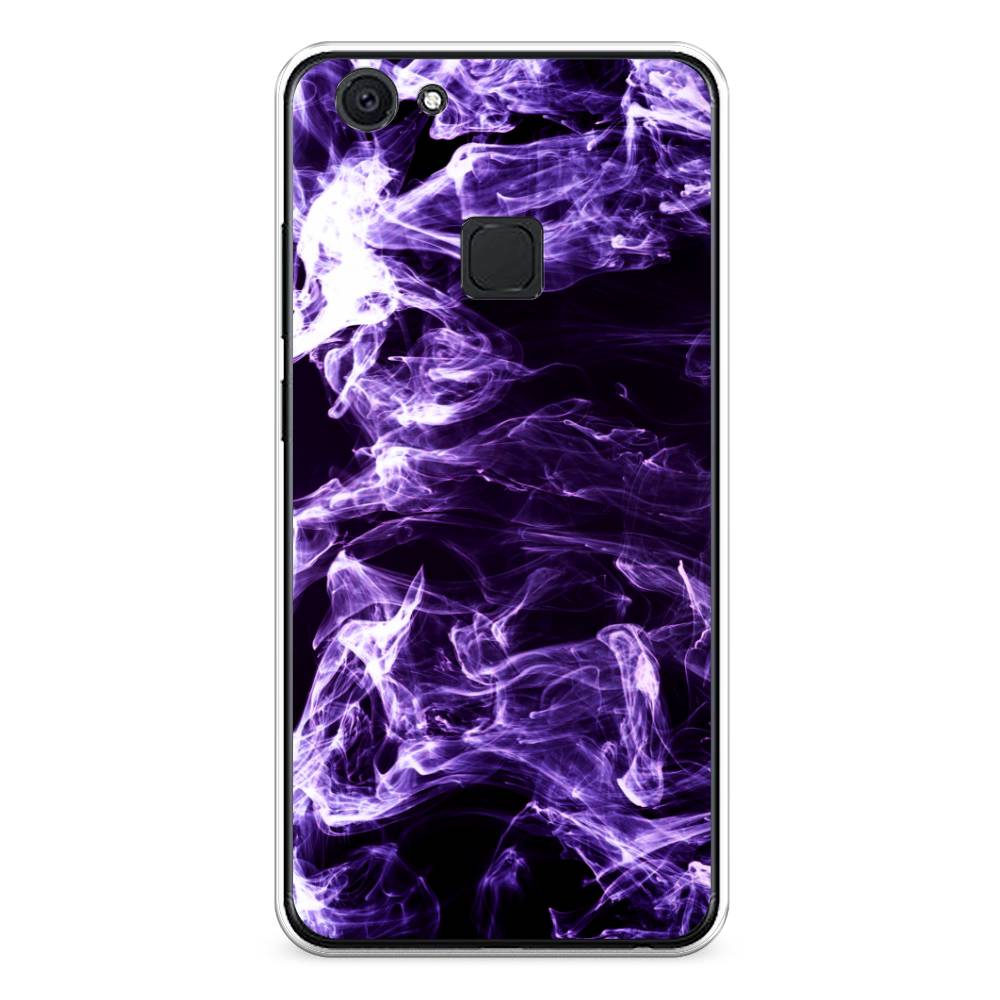 

Чехол для Vivo V7 "Фиолетовый дым", Фиолетовый;белый;черный, 260450-3