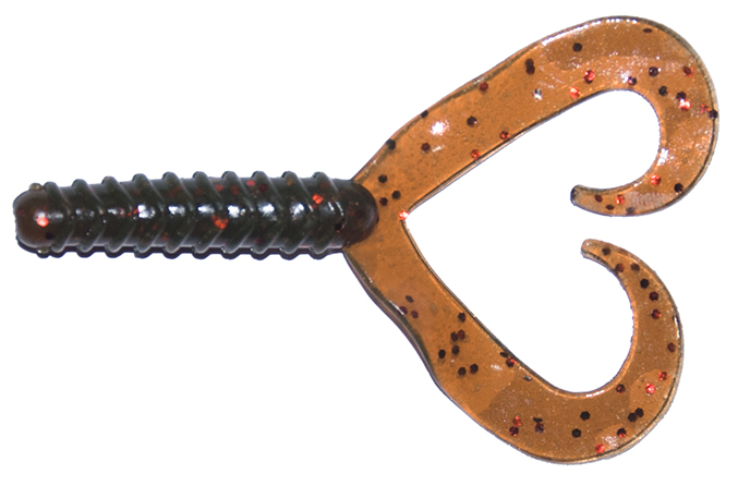

Силиконовая приманка RUBICON Power Bait TWISTER-TUBE-SC, 75mm, цвет 085 (8 шт), Коричневый, Power Bait TWISTER-TUBE
