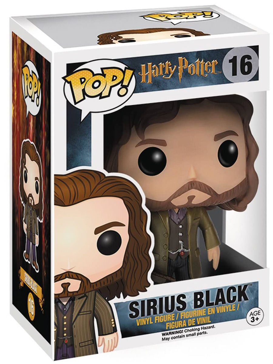 Фигурка Funko POP! Сириус Блэк с волшебной палочкой Гарри Поттер Harry Potter №16 10 см.