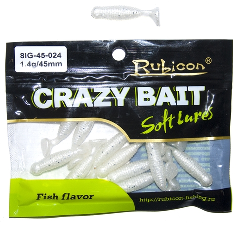 фото Силиконовая приманка rubicon crazy bait ig 1.4g, 45mm, цвет 024 (12 шт)