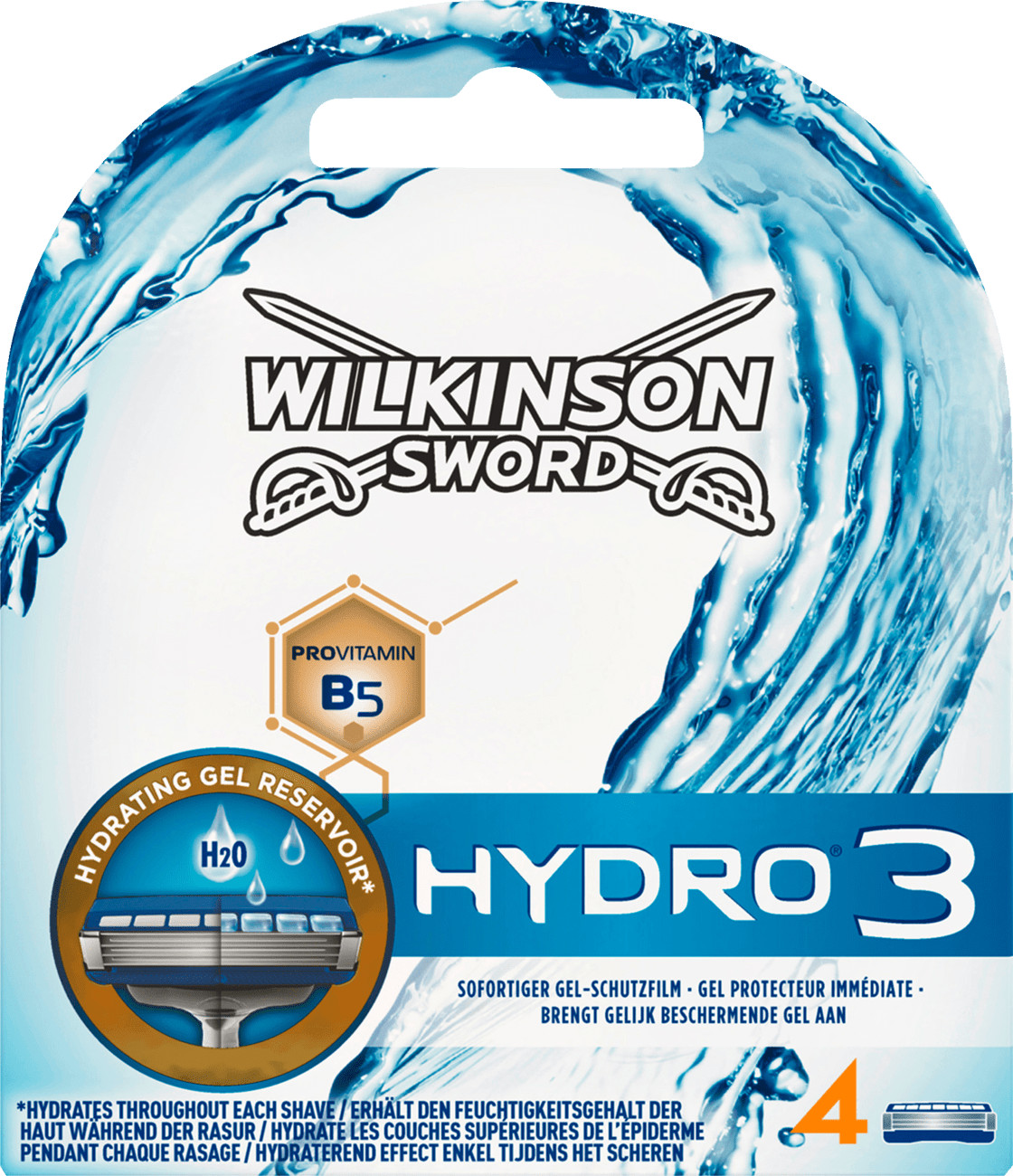 

Сменные кассеты для бритвы Hydro / Wilkinson Sword Hydro3 (4 шт.), Hydro3