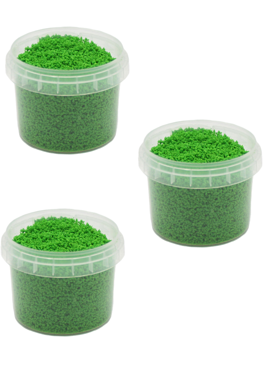 Модельный мох stuff pro для миниатюр мелкий, малахитово-зеленый, 3 шт