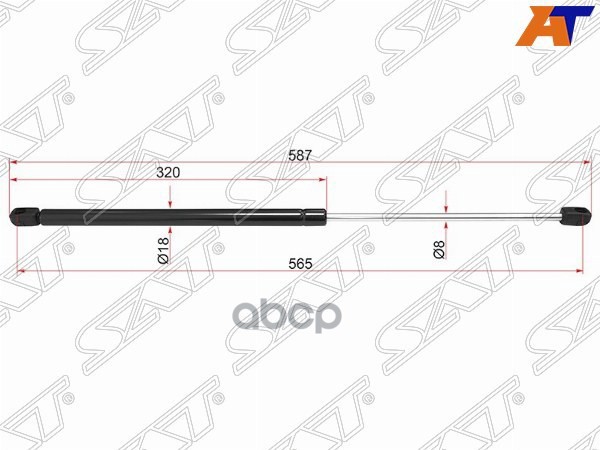 

Амортизатор Крышки Багажника Bmw X1 E84 09- Sat арт. ST-51242990136