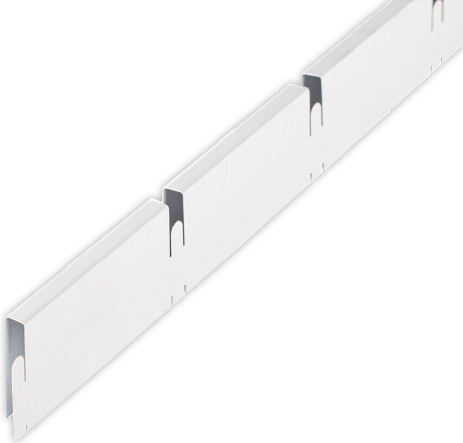 

CESAL Грильято 100х100мм элемент решетки "папа" (0,6м) белый