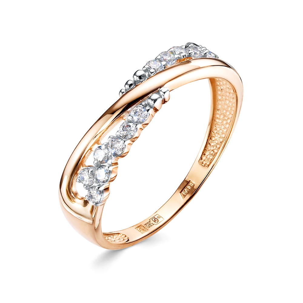 

Кольцо из золота р. , 585Gold 301012938, фианит, 301012938
