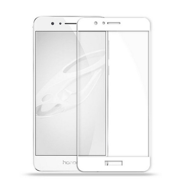 Защитное стекло на Honor 8, 3D, белый, X-case