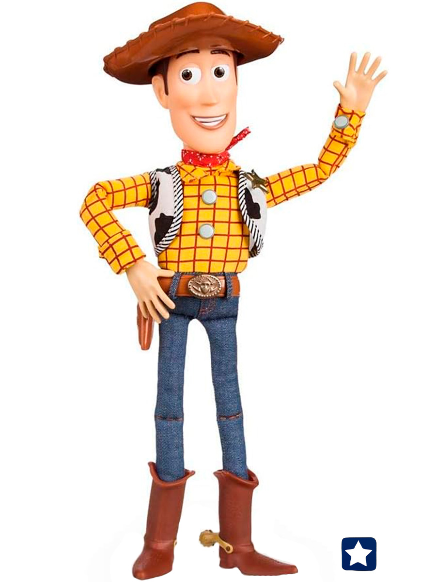 Кукла История игрушек Шериф Вуди со шляпой Toy Story говорящая 40 см