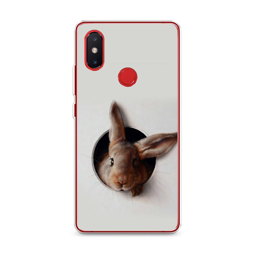 

Чехол на Xiaomi Mi 8 SE "Любопытный кролик", Серый;коричневый, 33750-1