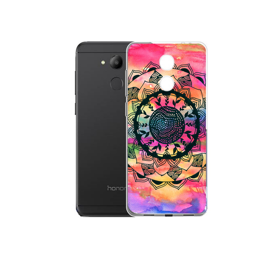 

Чехол MyPads Tocco для Honor 6C яркая абстракция круглый цветок (PT67887.49.704), Прозрачный, Tocco