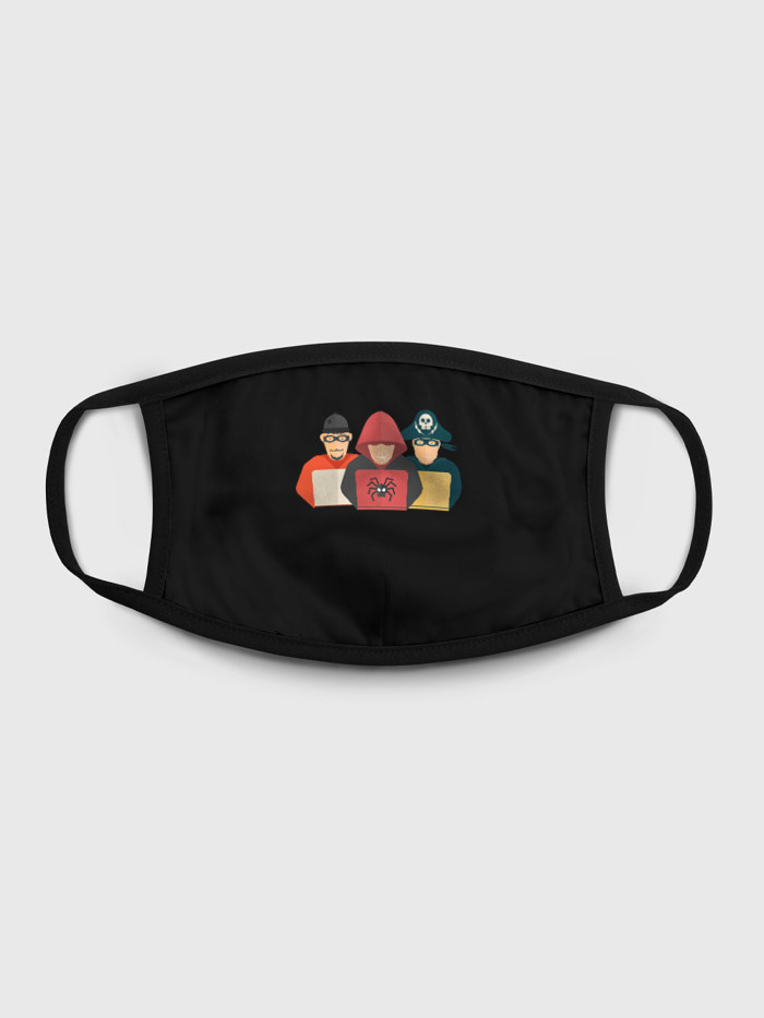 

Многоразовая маска унисекс Burnettie Hackteam, Разноцветный, Hackteam