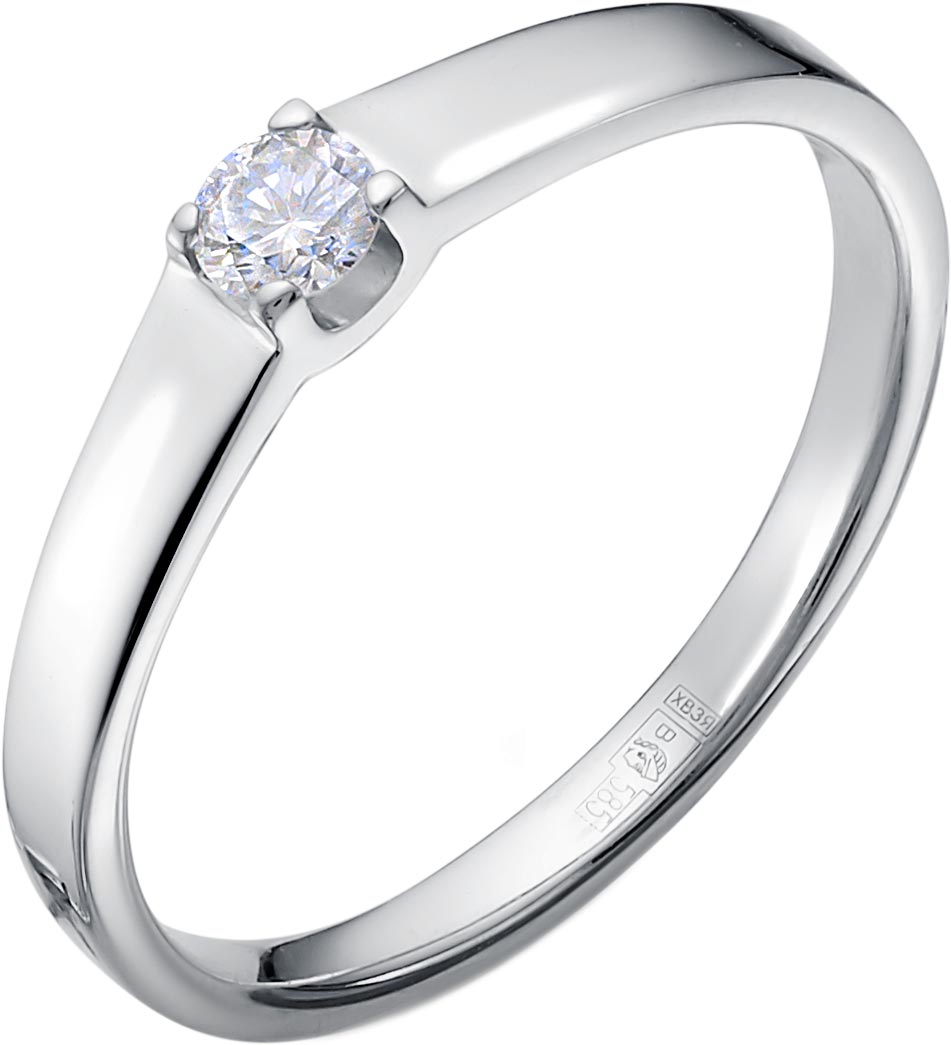 

Кольцо помолвочное из белого золота с бриллиантом р. 16,5 Azamant jewelry 01-02-054_16-5, 01-02-054_16-5