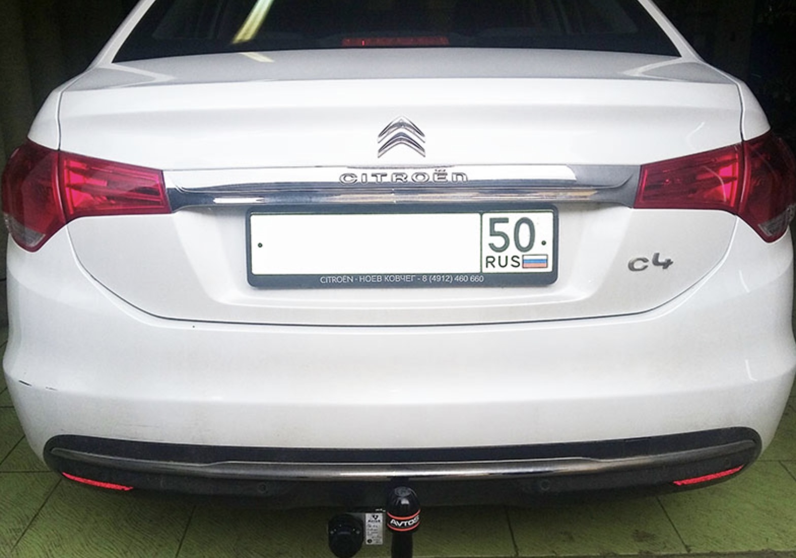 

Фаркоп AvtoS для CITROEN C4 (2013-) с универсальной электрикой Smart(блок) и сертификатом